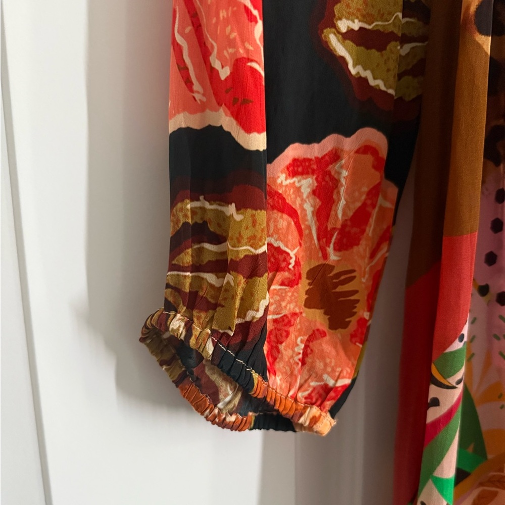 Geisha Designs Collage Midi Dress - Size S (Oversized) - Multicolor - NWT/Flawed - Picture 7 of 12